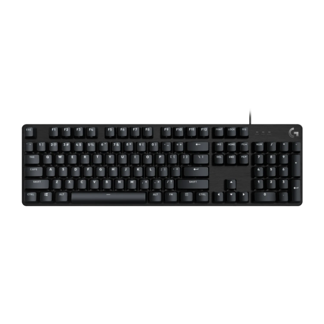 Teclado mecánico Logitech G413 SE | Alámbrico | Retroiluminación blanca | Switches Táctiles | Teclas de PBT | Inglés | Negro Aluminio | 920-010433