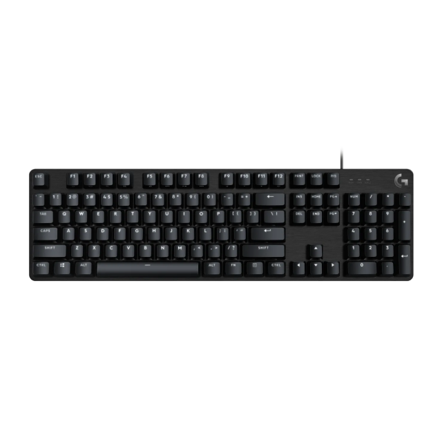 Teclado mecánico Logitech G413 SE | Alámbrico | Retroiluminación blanca | Teclas de PBT | Negro Aluminio | 920-010433