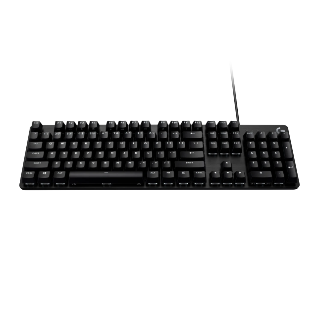 Teclado mecánico Logitech G413 SE | Alámbrico | Retroiluminación blanca | Teclas de PBT | Negro Aluminio | 920-010433