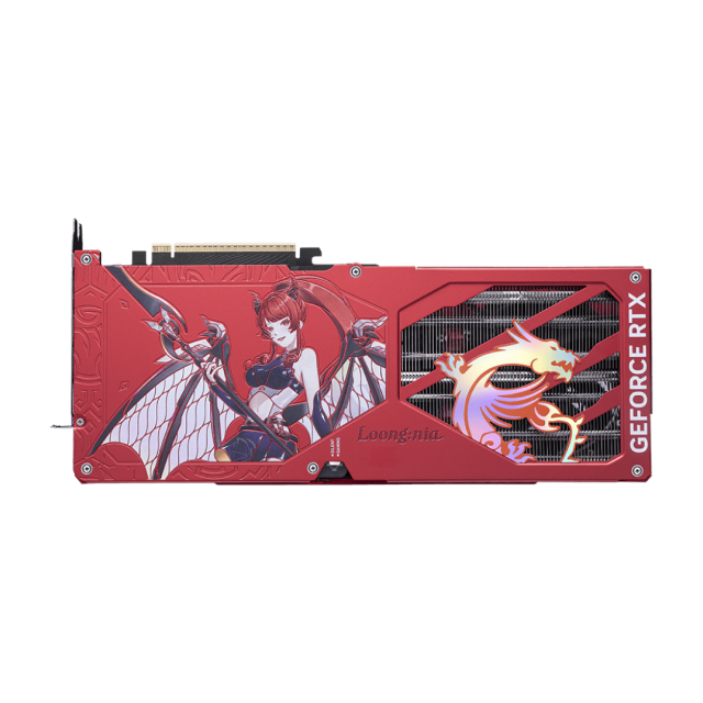 Tarjeta de Video MSI GeForce RTX 5070 Ti 16G MLG EDITION OC | 16GB GDDR7 | PCI Express 5.0 | 256 Bits | Rojo / Morado | G507T-16MEC