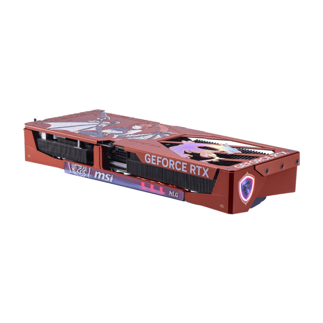 Tarjeta de Video MSI GeForce RTX 5070 Ti 16G MLG EDITION OC | 16GB GDDR7 | PCI Express 5.0 | 256 Bits | Rojo / Morado | G507T-16MEC