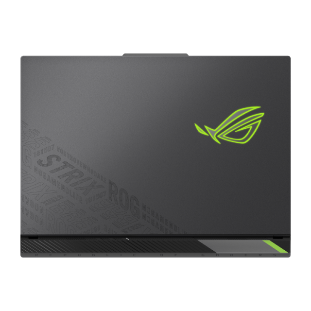 Laptop Gamer ASUS ROG Strix G16 (2025) G614 | 16" | 1920 x 1200 (FHD+) | IPS | 165Hz | AMD Ryzen 9 8940HX | NVIDIA GeForce RTX 5060 8GB GDDR7 | 16GB RAM DDR5 (Máx. 64GB) | SSD 1TB | Windows 11 Home | Teclado en Español | Verde | G614PM-RV053W