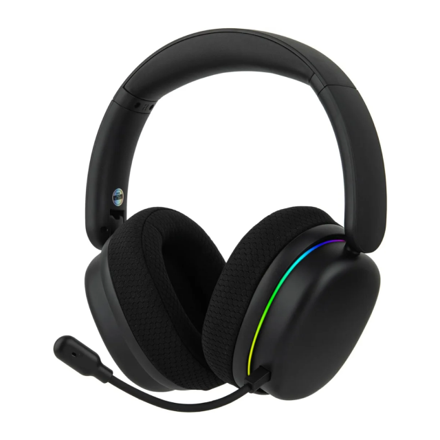 Audífonos Gamer Inalámbricos AULA Wind G7 PRO | Hasta 80 Horas de Batería | Micrófono Removible con Cancelación de Ruido | Drivers 40mm | 2.4GHz / Bluetooth 5.4 / 3.5mm | RGB | Negro | G7 PRO BLACK