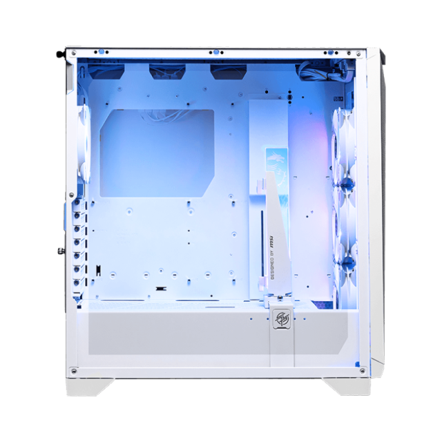 Gabinete MSI MAG Gungnir 300R Airflow | White cristal | RGB | ATX | 4 ventiladores | MPG GUNGNIR 300R AIRFLOW