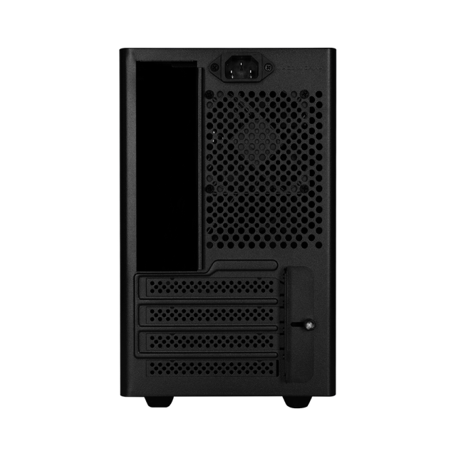 Gabinete MiniTorre Vorago GAB-210 | Micro-ATX | Mini-ITX | USB 3.0 / 2.0 / Tipo C | Inluye Fuente de Poder de 500W y 1 ventilador 80mm | GAB-210-BK