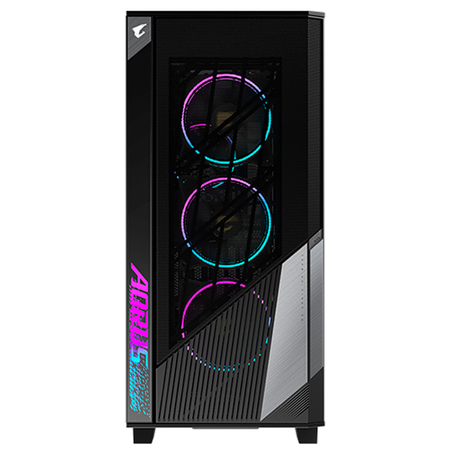 GABINETE GIGABYTE AORUS C500 GLASS - NEGRO / RGB FUSION / USB-C 3.1 / HDMI / GAMER / GB-AC500G ST