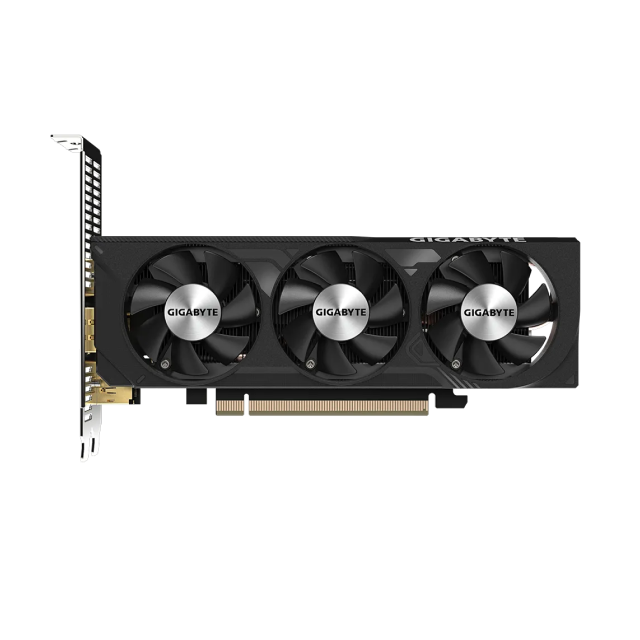 Tarjeta de Video GIGABYTE GeForce RTX 4060 OC Low Profile 8G | 8 GB GDDR6 | 128 bit | PCI-E 4.0 | DisplayPort 1.4a x 2 / HDMI 2.1a x 2 | GV-N4060OC-8GL