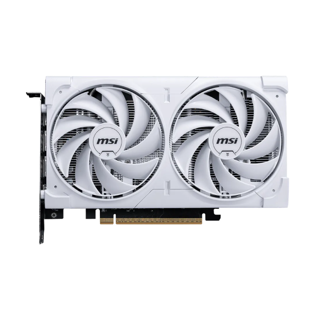 Tarjeta de Video MSI GeForce RTX 5060 8G VENTUS 2X OC WHITE | 8GB GDDR7 | PCI Express 5.0 | 128 Bits | Blanco | GEFORCE RTX 5060 8G VENTUS 2X OC WHITE