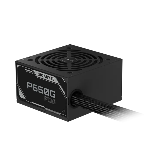 Fuente de Poder Gigabyte P650G PG5 | 650W | 80 PLUS Gold | 24-pin ATX | 120 mm | No Modular | Negro | GP-P650G PG5