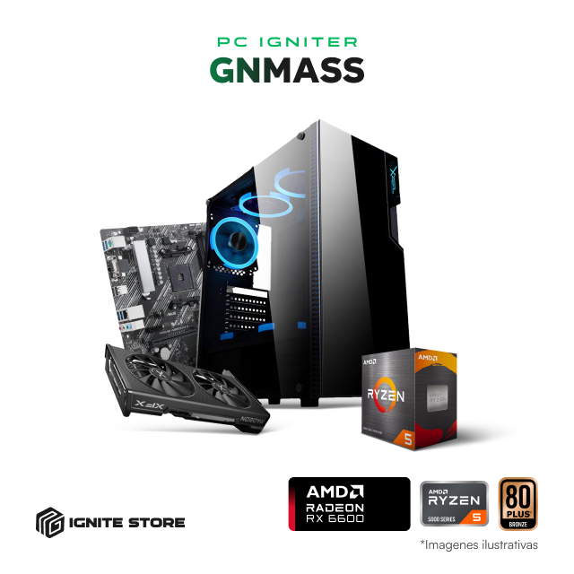 PC IGNITER IGNMASS R5 5600X + RX 6600