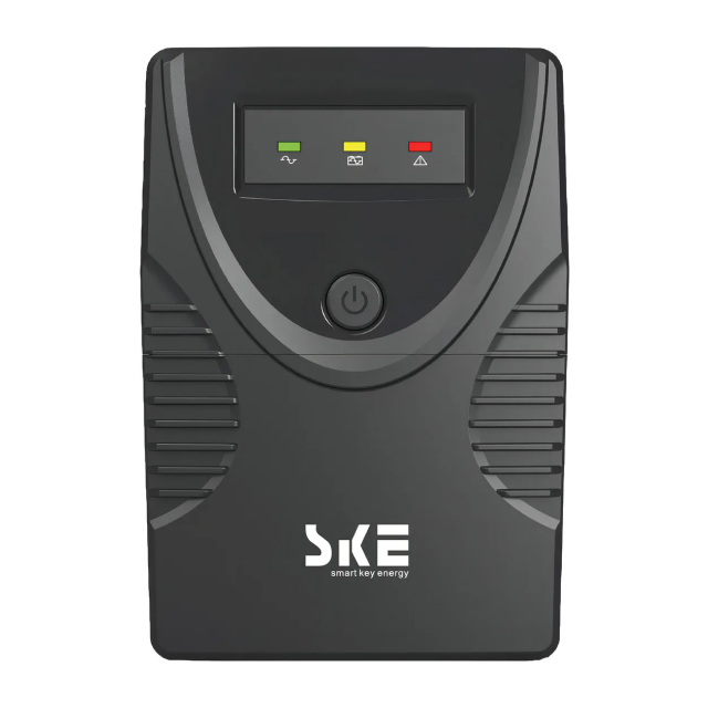 No Break SKE GP1200 | 1200VA / 720W | 6 Contactos | Supresión de Picos | Color Negro | GP1200