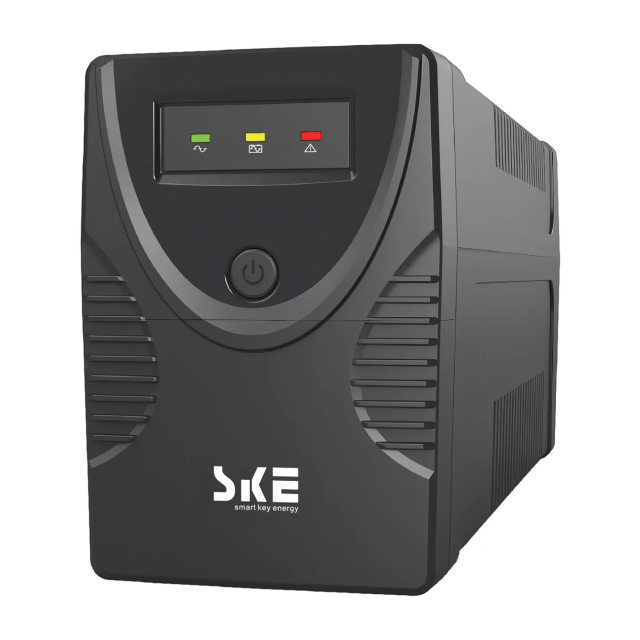 No Break SKE GP1200 | 1200VA / 720W | 6 Contactos | Supresión de Picos | Color Negro | GP1200