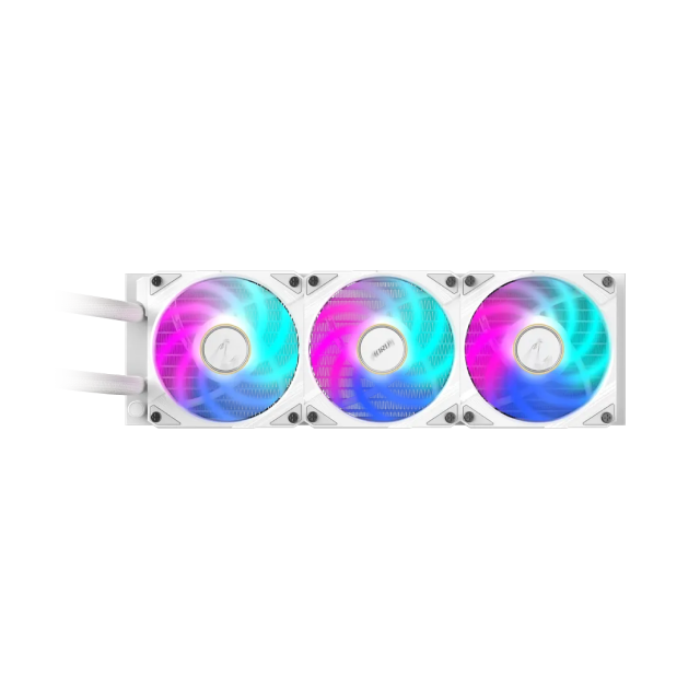 Enfriamiento Líquido GIGABYTE AORUS Waterforce X II 360 ICE | 360mm | LCD Display | Intel 1851,1700, / AMD AM4/AM5 | 2500~3000 RPM | 12~37.5 dBA | GP-AORUS WATERFORCE X II 360I