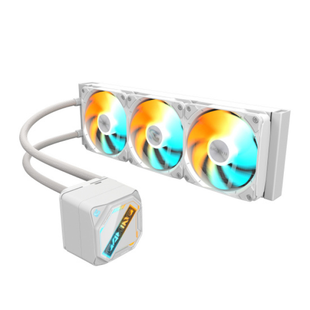 Enfriamiento Líquido GIGABYTE GAMING 360 ICE | 360 mm | 2200 RPM | AM5 / AM4 | LGA 115X / 1200 / 1700 / 1851 | ARGB | Blanco| GP-GIGABYTE GME 360I