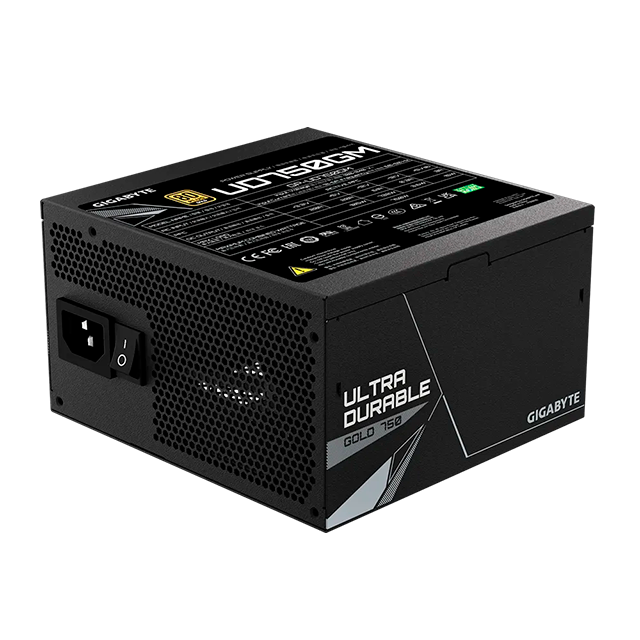 Fuente de Poder Gigabyte UltraDurable UD750GM | 750W | 80 Plus Gold | Full Modular | GP-UD750GM