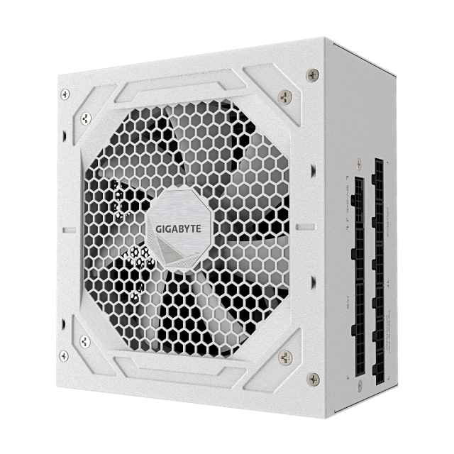 Fuente de Poder GIGABYTE UD850GM PG5 V2 ICE | 850W | 80 PLUS Gold | 24-pin ATX 3.1 | 120 mm | Full Modular | Blanco | GP-UD850GM PG5 ICE