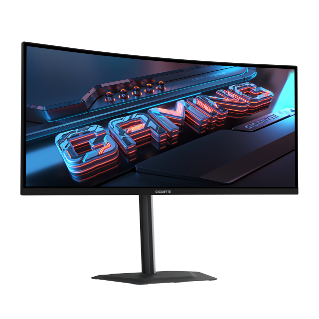 Monitor Gamer Curvo Gigabyte GS34WQCA | 34" | 3440 x 1440 (UWQHD) | VA | 120 Hz | 1 ms (MPRT) | 1500R | FreeSync Premium / HDR10 | HDMI 2.0 / DisplayPort 1.4 / Jack 3.5 mm | Negro | GS34WQCA