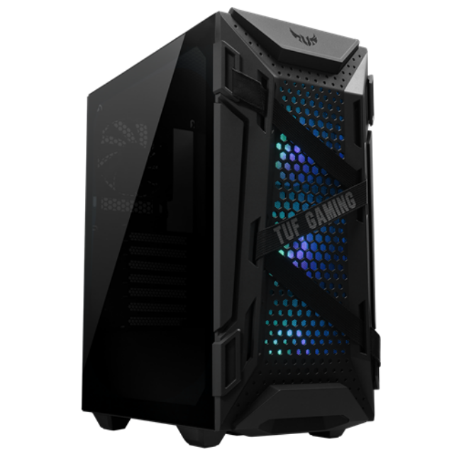 Gabinete gamer ASUS TUF GT301 RGB | ARGB fan Aura Sync | Cristal templado | TUF Gaming GT301