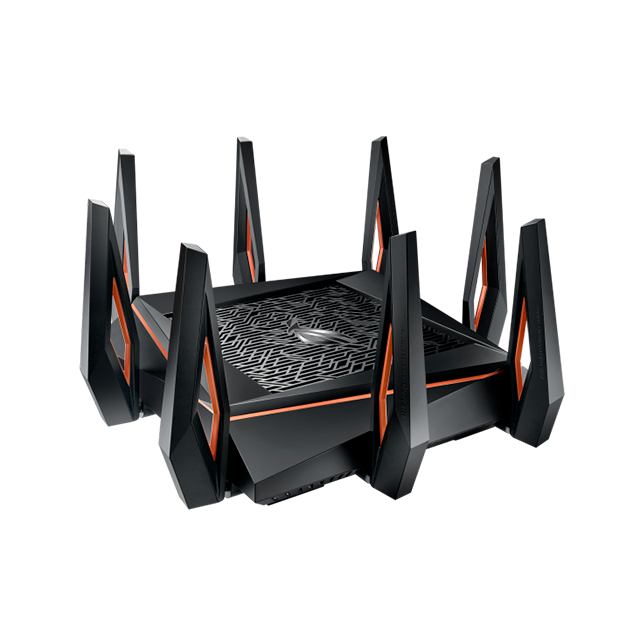 ROUTER GAMER ASUS RAPTURE GT-AX11000 TRI-BAND 8 ANTENAS WIFI 6 (802.11AX) GIGABIT