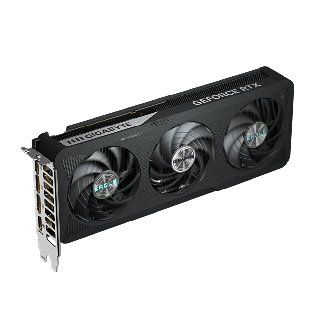 Tarjeta de Video GIGABYTE GeForce RTX 5060 EAGLE MAX OC 8G | 8GB GDDR7 | PCI Express 5.0 | 128 Bits | Negro | GV-N5060 EAGLEMAX OC-8GD