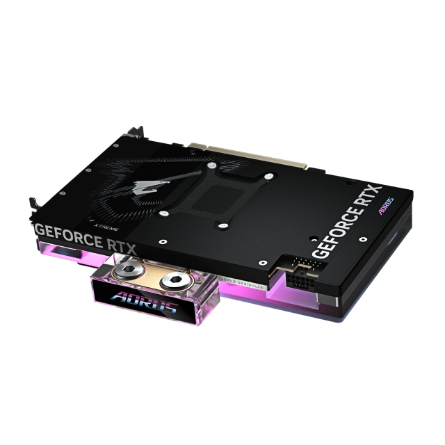 Tarjeta de Video GIGABYTE AORUS GeForce RTX 5080 XTREME WATERFORCE WB 16GB | Enfriamiento Líquido Personalizado | 16GB GDDR7 | PCI Express 5.0 | 256 Bits | RGB | Negro | GV-N5080AORUSX WB-16GD