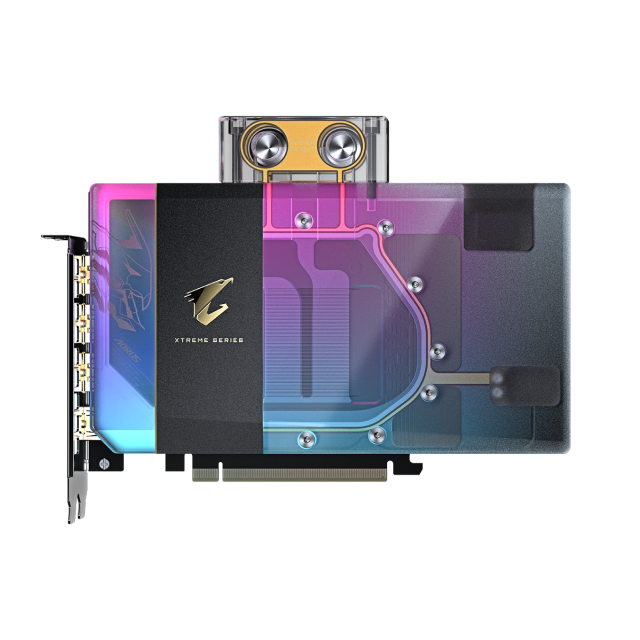 Tarjeta de Video GIGABYTE AORUS GeForce RTX 5080 XTREME WATERFORCE WB 16GB | Enfriamiento Líquido Personalizado | 16GB GDDR7 | PCI Express 5.0 | 256 Bits | RGB | Negro | GV-N5080AORUSX WB-16GD