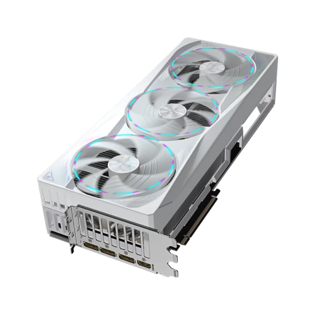 Tarjeta de Video GIGABYTE AORUS NVIDIA GeForce RTX 5090 STEALTH ICE | 32GB GDDR7 | PCIe 5.0 | 512 bits | 2655 MHz (OC) | 1 x HDMI / 3 x DisplayPort | RGB | Blanco | GV-N5090AORUSST ICE-32GD