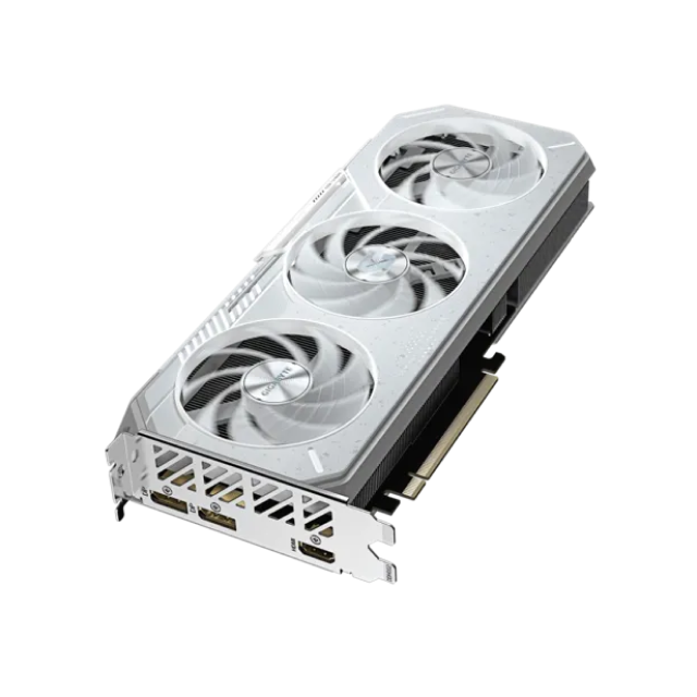 Tarjeta de Video GIGABYTE Radeon Radeon RX 9060 XT GAMING OC ICE 16G | 16GB GDDR6 | PCI Express 5.0 | 128 Bits | 1 x HDMI / 2 x DisplayPort | Blanco | GV-R906XGAMINGOCICE-16GD