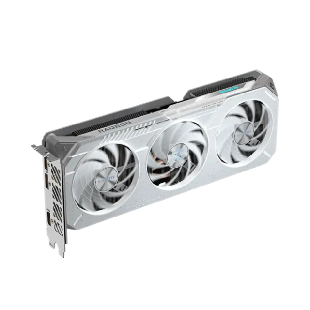 Tarjeta de Video GIGABYTE Radeon Radeon RX 9060 XT GAMING OC ICE 16G | 16GB GDDR6 | PCI Express 5.0 | 128 Bits | 1 x HDMI / 2 x DisplayPort | Blanco | GV-R906XGAMINGOCICE-16GD