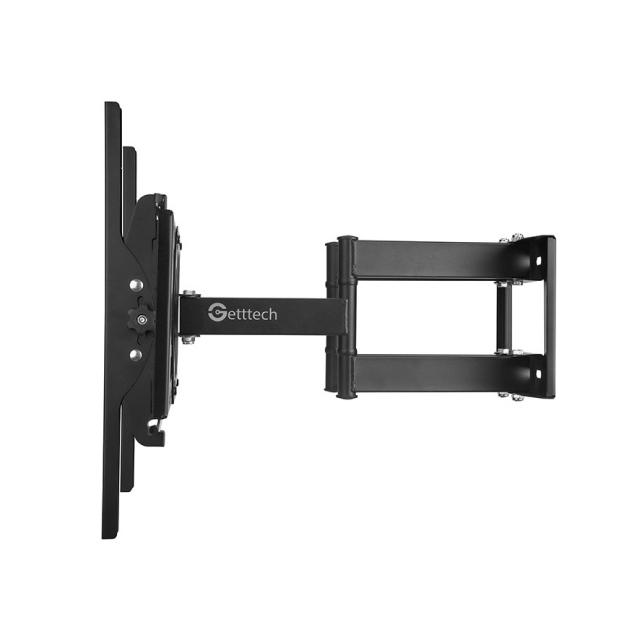 Soporte de Pared para TV Gettech | 32-70" | 35 kilogramos | Inclinacion +/- 15° / Giro 120° | VESA | GWT-WAM70-01