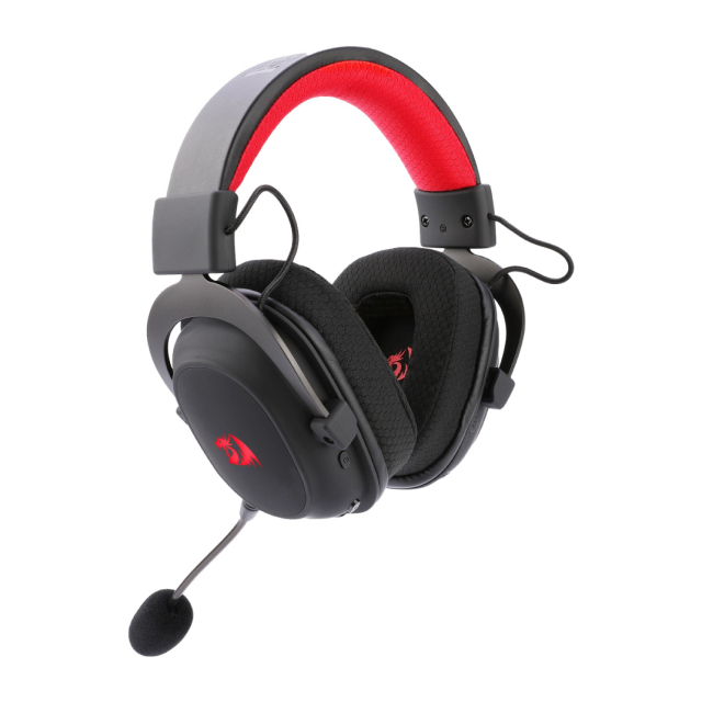 Audífonos Gamer Inalámbricos Redragon Zeus Pro | Micrófono Removible con Filtro Anti Pop | Drivers 53mm | Sonido 7.1 Virtual | 2.4GHz / Bluetooth 5.2 / USB-A | RGB | Negro | H510-PRO