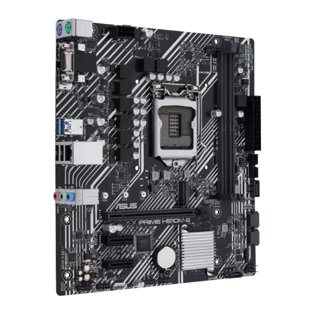 Tarjeta Madre Asus Prime H510M-E, 10-11 Gen Intel, LGA 1200, Micro ATX, DDR4 3200Mhz, M.2 - 90MB17E0-M0AAY0