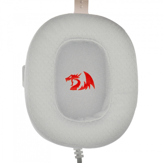 Diadema Alámbrica Redragon Zeus X | Micrófono Flexible Unidireccional | 7.1 Surround | Controlador de Audio | PC / PS4 / Switch | RGB | Blanco | H510W-RGB