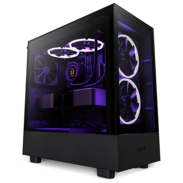 Gabinete NZXT H5 Elite Compact Negro | ATX | 3 Ventiladores | Cristal Templado | CC-H51EB-01