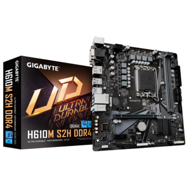 TARJETA MADRE GIGABYTE H610M S2H DDR4 - MATX LGA1700 DDR4 - H610M S2H DDR4