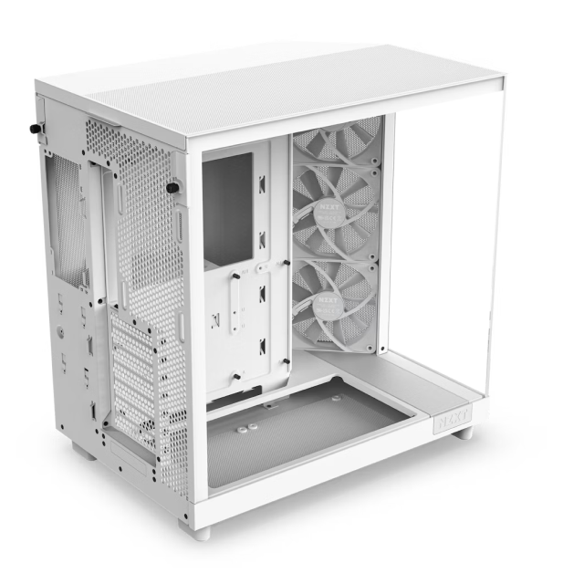 Gabinete NZXT H6 Flow Blanco | ATX | 3 ventiladores preinstalados | CC-H61FW-01