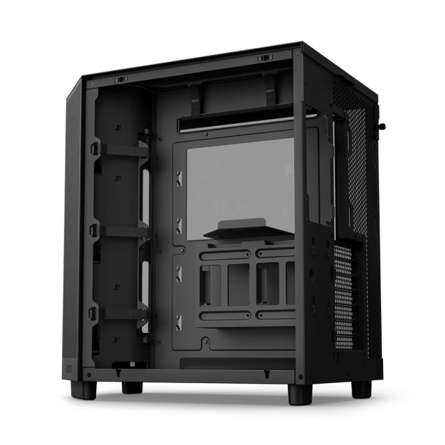 Gabinete NZXT H6 Flow | Negro | ATX | 3 ventiladores preinstalados | CC-H61FB-01