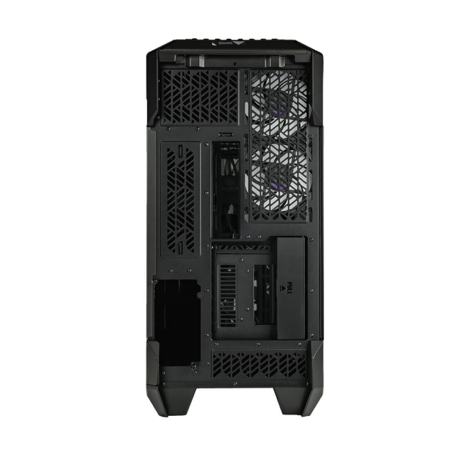 Gabinete Cooler Master HAF 700 EVO | Torre Completa | E-ATX / ATX / Micro-ATX / Mini-ITX | USB-A 3.2 / USB-C 3.2 | Ventiladores ARGB Preinstalados | Pantalla LCD IRIS Personalizable | Cristal Templado | Alto Airflow | Negro | H700E-IGNN-S00