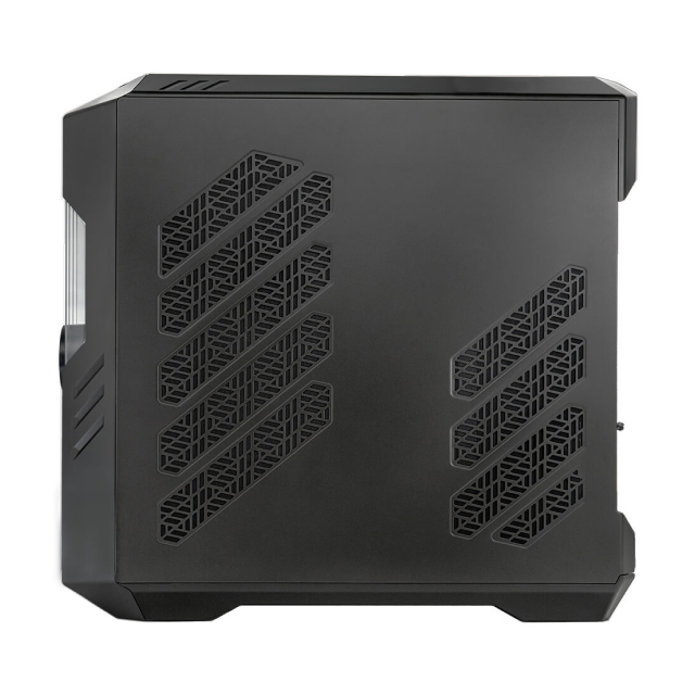 Gabinete Cooler Master HAF 700 EVO | Torre Completa | E-ATX / ATX / Micro-ATX / Mini-ITX | USB-A 3.2 / USB-C 3.2 | Ventiladores ARGB Preinstalados | Pantalla LCD IRIS Personalizable | Cristal Templado | Alto Airflow | Negro | H700E-IGNN-S00