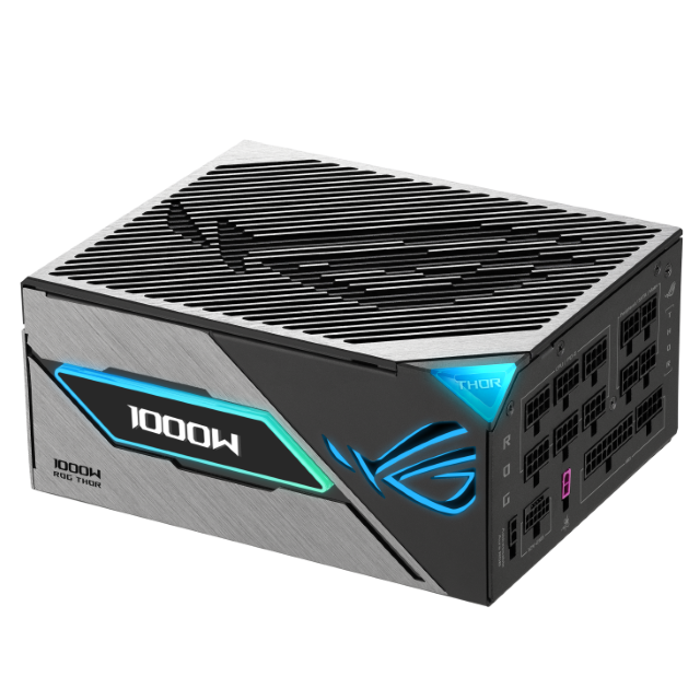 Fuente de Poder ASUS ROG THOR 1000W Platinum III | 1000W | 80 Plus Platinum | Full Modular | ROG-THOR-1000P3-GAMING