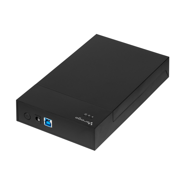 Enclosure Vorago HDD-303 | Caja para HDD y SSD de 2.5" y 3.5" | SATA | USB 3.2 | Hasta 16TB | 6 Gbit/s | Negro | HDD-303