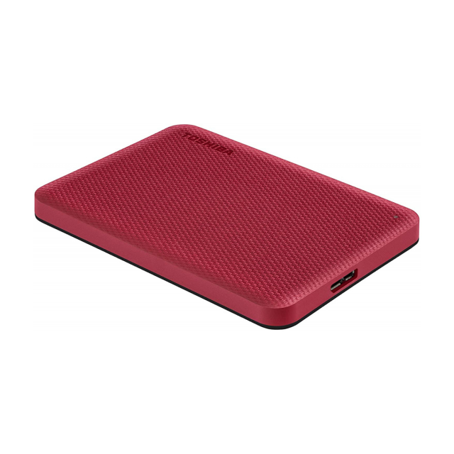 Disco Duro Externo TOSHIBA Canvio Advance | 2TB | USB 3.0 | Color Rojo | HDTCA20XR3AA
