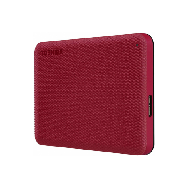 Disco Duro Externo TOSHIBA Canvio Advance | 2TB | USB 3.0 | Color Rojo | HDTCA20XR3AA