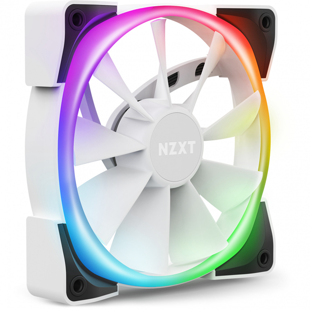 Ventilador NZXT AER RGB 2 | 120mm | 500 - 1500 ± 300 RPM | 22 - 33 dBA | HF-28120-BW