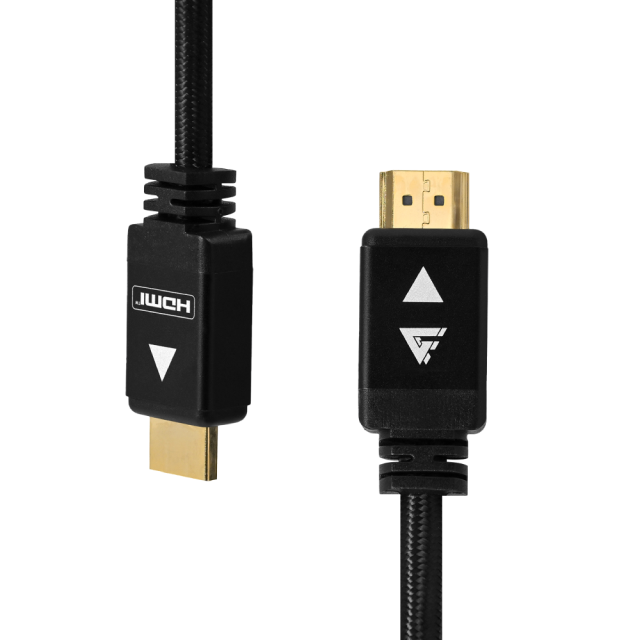 Cable HDMI Game Factor HTH400 | HDMI a HDMI | 8K | Transmisión de Alta Velocidad 48 Gbps | 2 m | Negro | HTH400