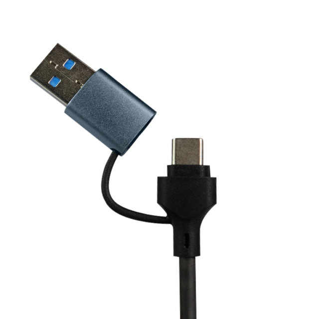 Concentrador de puertos USB Vorago HU-205 | Plug and play | USB 3.0 | USB C | HU-205