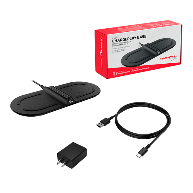 CARGADOR INALAMBRICO HYPERX BASE QI CHARGEPLAY - HX-CPBS-A