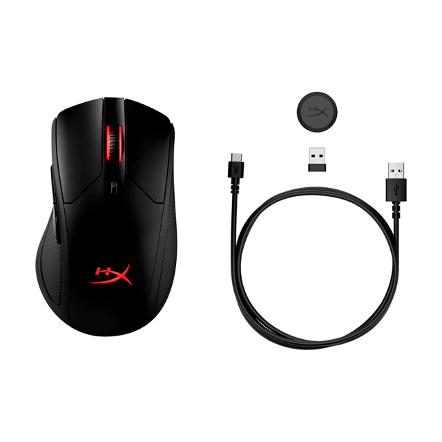 MOUSE INALAMBRICO HYPERX PULSEFIRE DART WIRELESS (RECARGABLE) 16,000 DPI / HX-MC006B