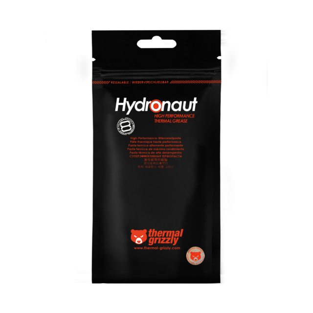 Pasta Térmica Thermal Grizzly Hydronaut | 3.9 g | -200°C a +350°C | Gris | TG-H-015-R