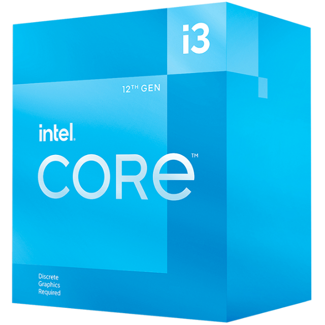 Procesador Intel Core i3 12100F - 4 Núcleos - 8 Hilos - LGA1700 - 12th Gen - BX8071512100F